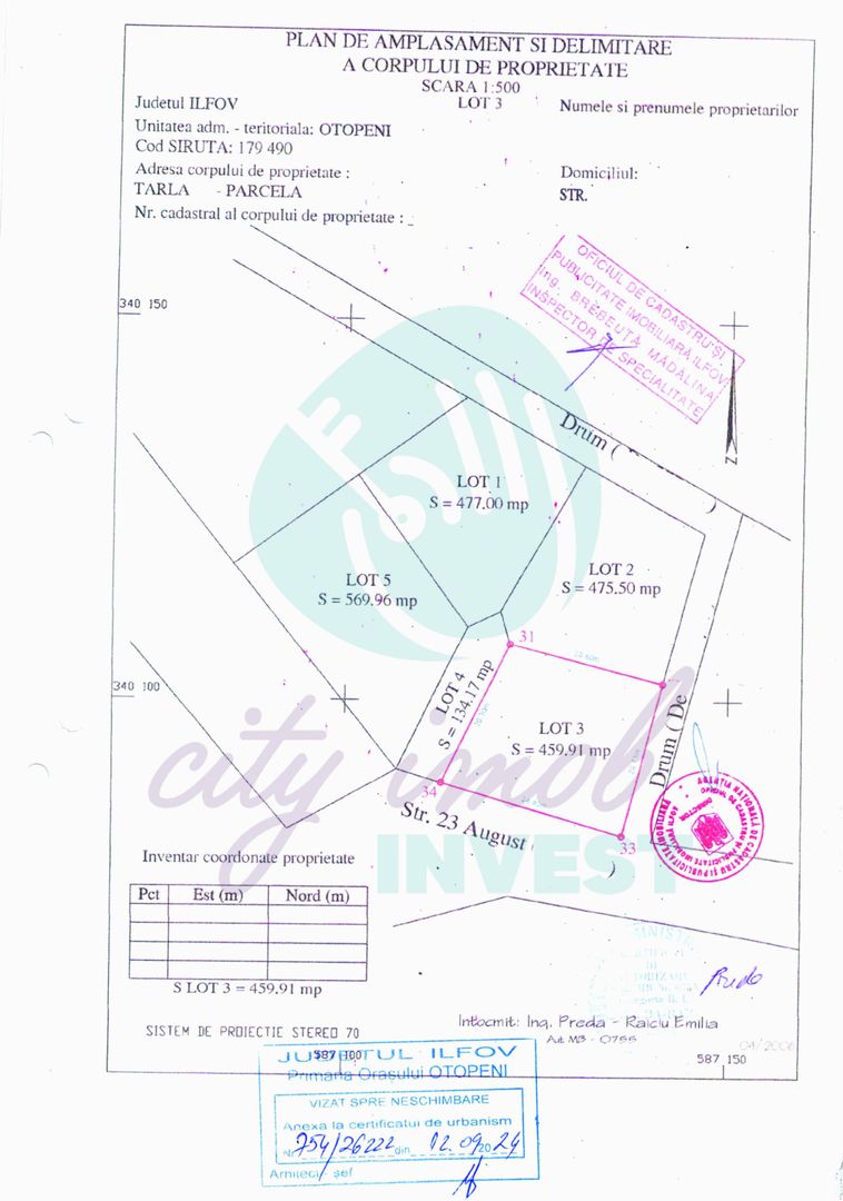 Vanzare teren central Otopeni - Poză 6