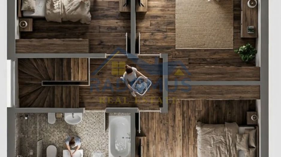 Casă P+M Berceni I 5 camere  I 2 Băi I 135 mp Utili I Teren 370 Mp I - Poză 9