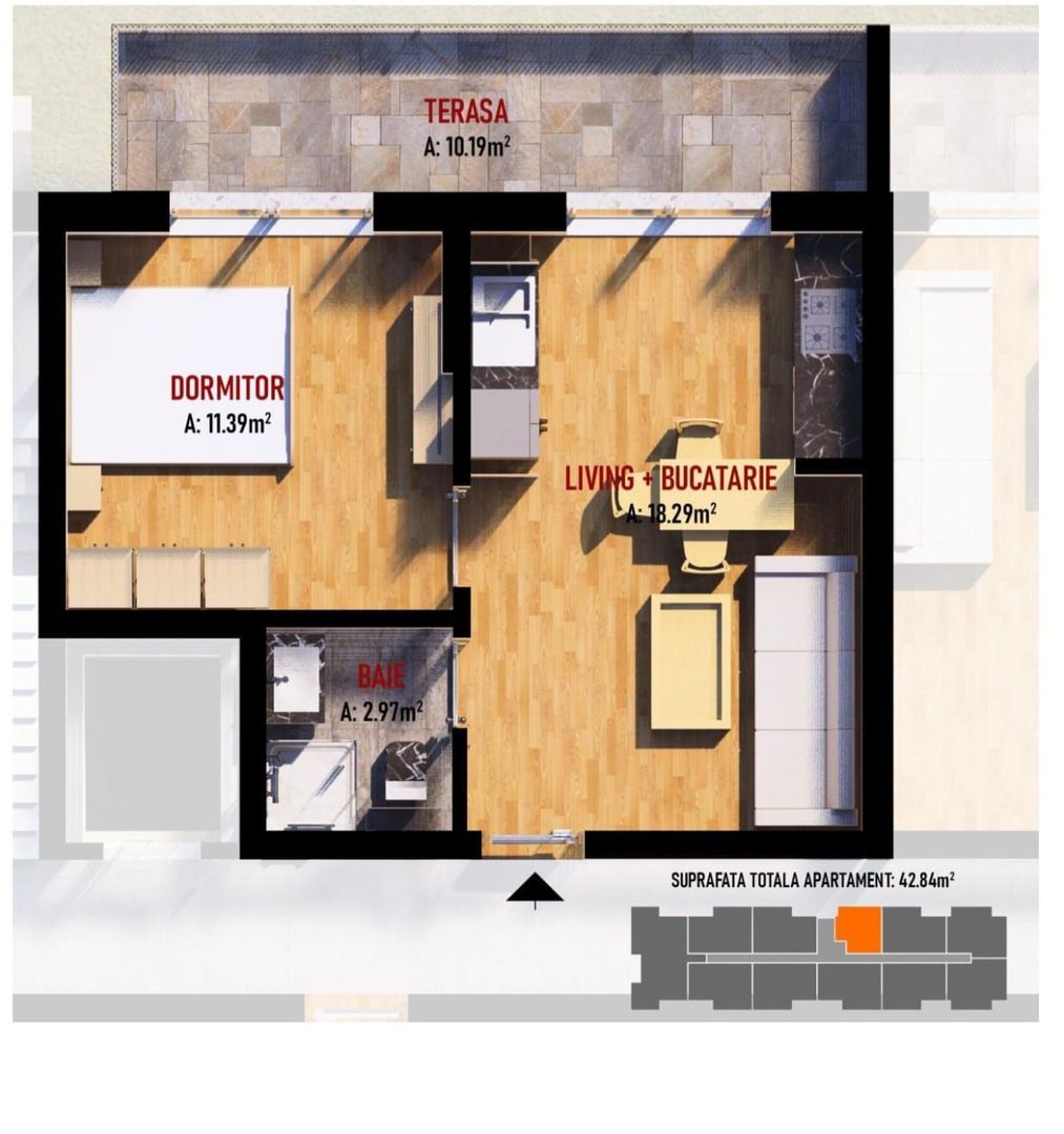 AP. 2 CAMERE - RATE LA DEZVOLTATOR, ANSAMBLU REZIDENTIAL, COMISION 0% - Poză 1