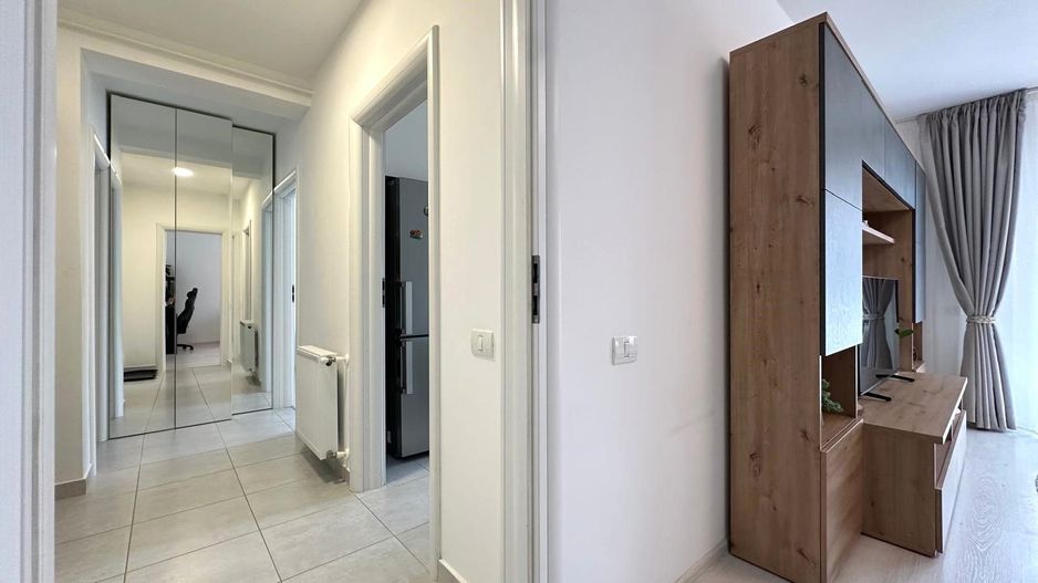 Vindem apartament  complet mobilat modern cu 2 bai zona Ghimbav - Poză 20