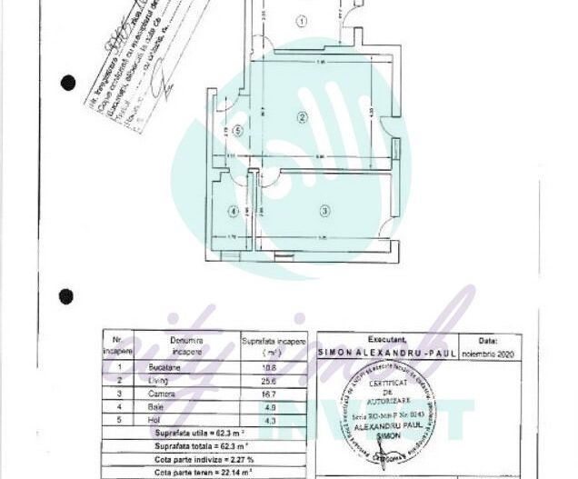 Cabinet, birou sau locuință – apartament 2 camere, zona Moșilor - Poză 14