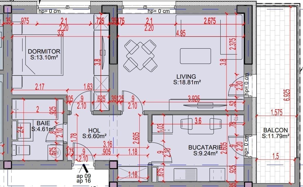 Oferta Lansare 2 camere decomandat bloc boutique - Schiță 6