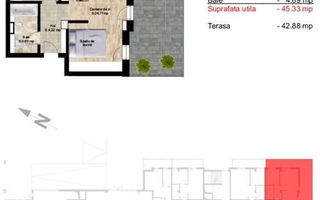 2 camere cu gradina proprie Central. Bloc 2021. Zona UBB Drept! - Poză 2
