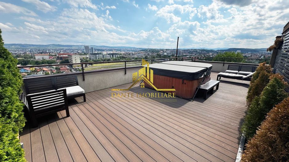 Penthouse, 3 camere, ultrafinisat, lux, terasa, jacuzzi, Sunny Hill - Poză 22