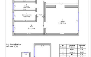 Apartament spatios 3 camere,zona medicina - Poză 2