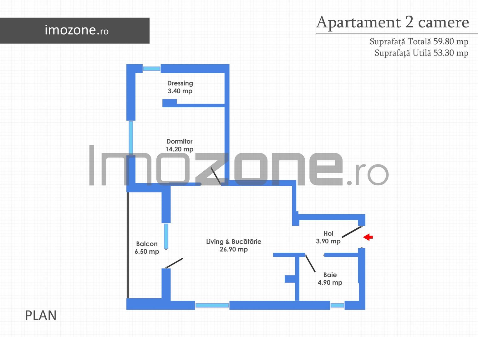 Militari - Pacii - Drumul Belsugului, ap. 2 camere, bloc nou, balcon! - Schiță 14