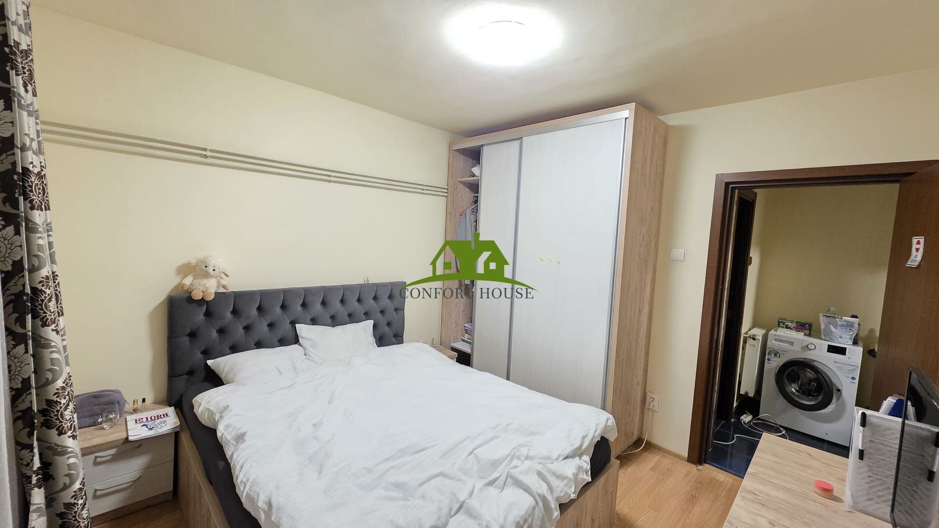 APT. 62mp cu 2 camere/2 balcoane – mobilat/utilat – Matei Basarab - Poză 6