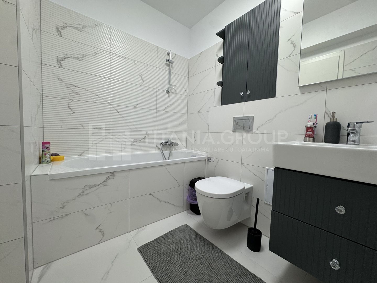 PRIMA INCHIRIERE Apartament modern 3 camere, 2 bai, parcare, Casa Nobel Coresi - Poză 11