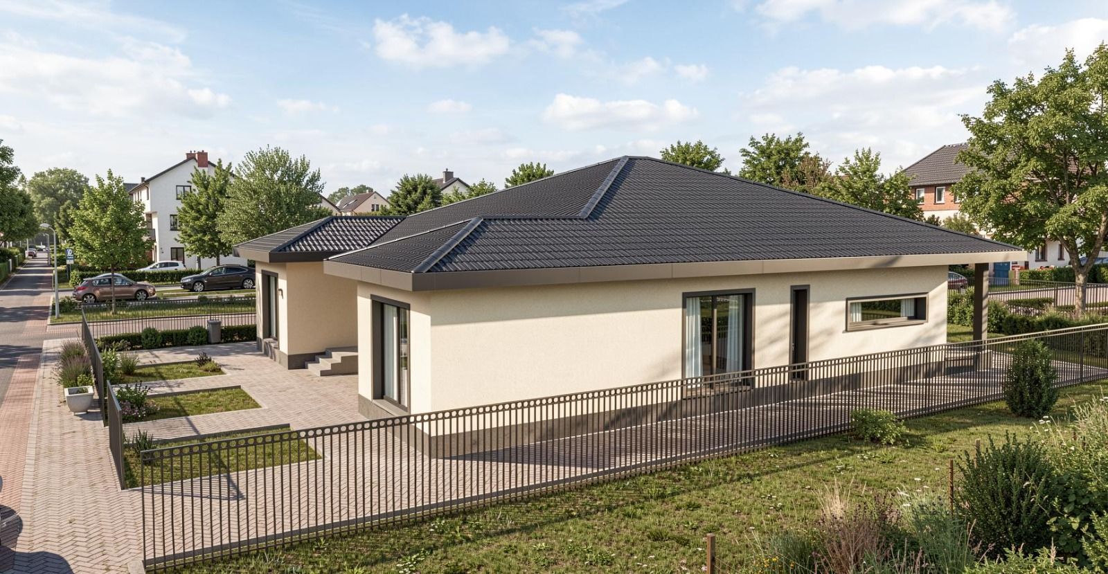 1/2 Duplex Becicherecu Mic,Parter+Pod,3 Camere,Zid Dublu,Terasa Acoperita - Poză 2