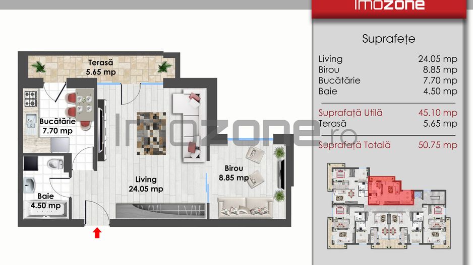 Drumul Taberei, 2 Camere, Decomandat, 51mp, Zona De Case, Bloc Nou, Comision 0% - Poză 6