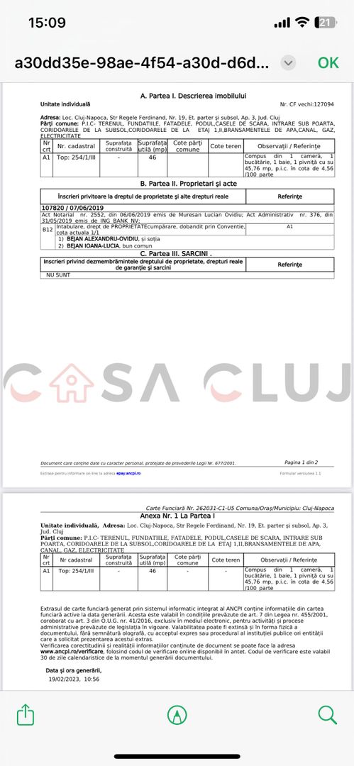 Regim hotelier - ultrafinisat, mobilat cu gust - CENTRU - Poză 19