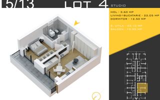 2 camere lansare proiect Titan Pallady  Metrou Nicolae Teclu - Schiță 10