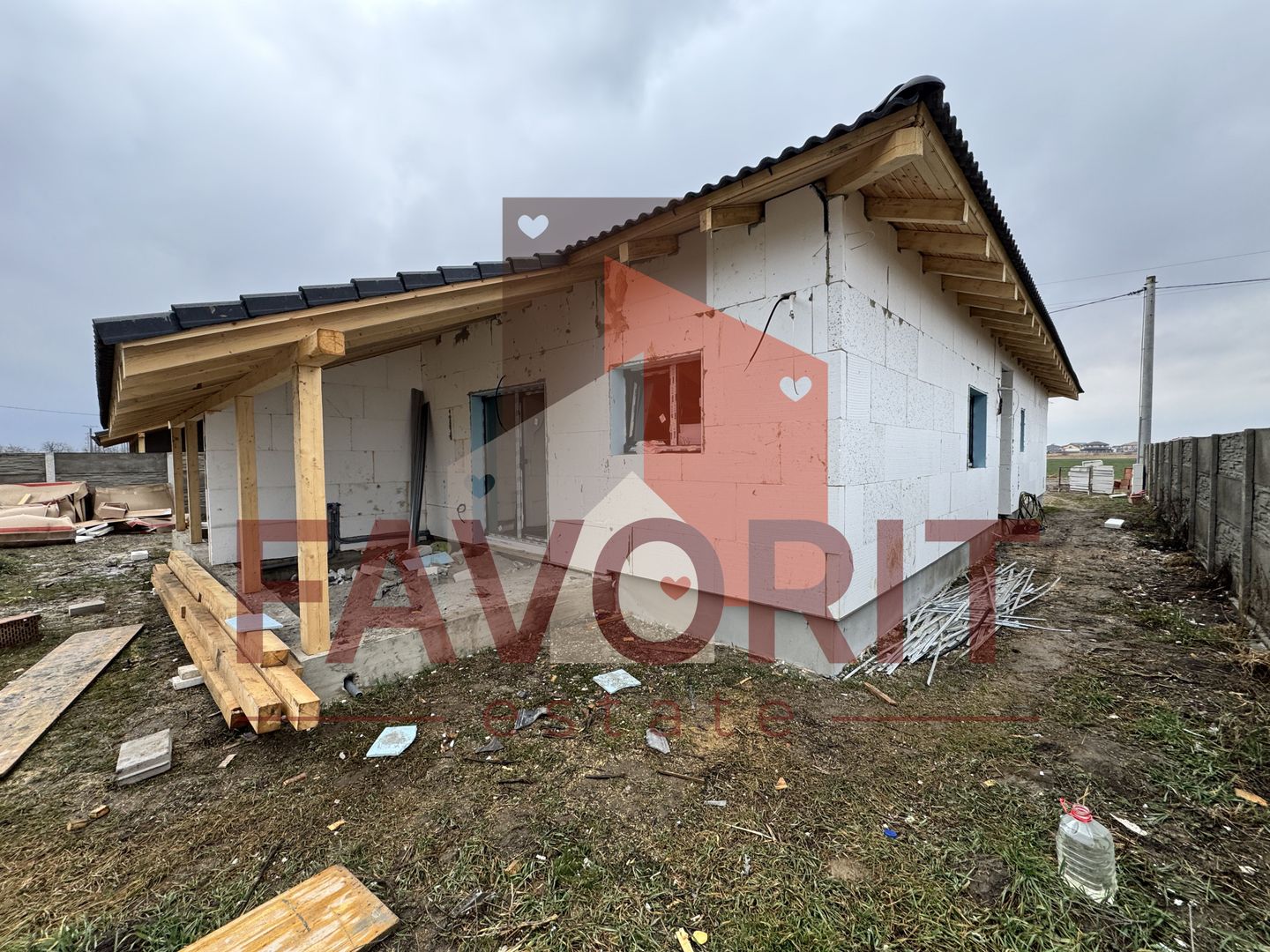 Duplex in Mosnita. 3 dormitoate. Pe parter. Finisaje la alegere - Poză 2