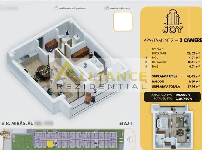 🔥 APARTAMENTE PREMIUM | 2, CAMERE | METROU BERCENI - Poză 1