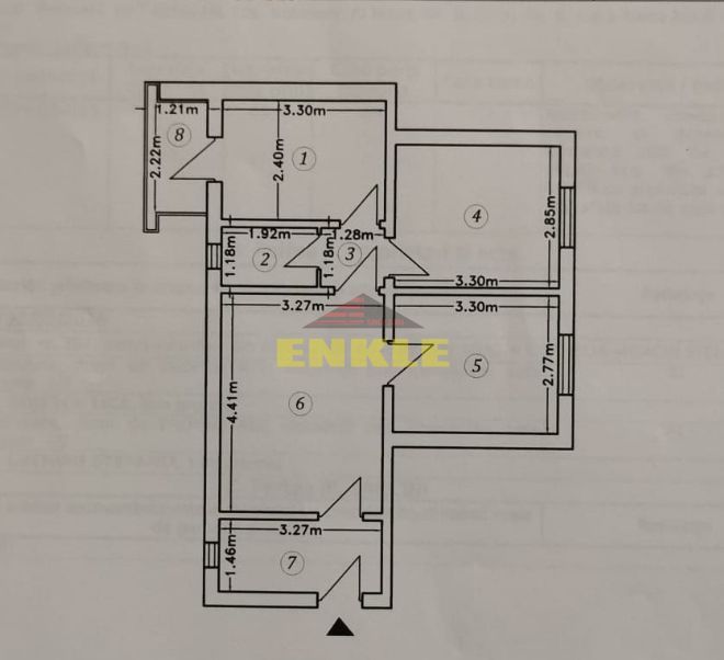 Apartament 3 camere – Etaj 1 – Zona Școala 7 - Poză 1