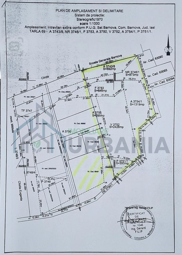Teren intravilan de vanzare in zona Manastirii Barnova, Barnova - Poză 1