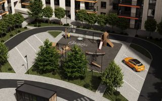 Vânzare, apartament, 2 camere + living, strada Nicolae Dimo, Durlești - Poză 2