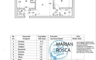Apartament 2 camere ideal investitrie, langa Mall Sun Plaza. - Schiță 8