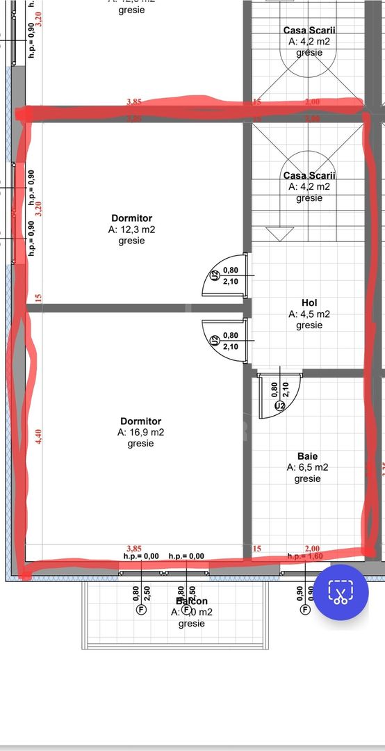 Casa tip quadruplex 5 camere ,la cheie - Poză 10