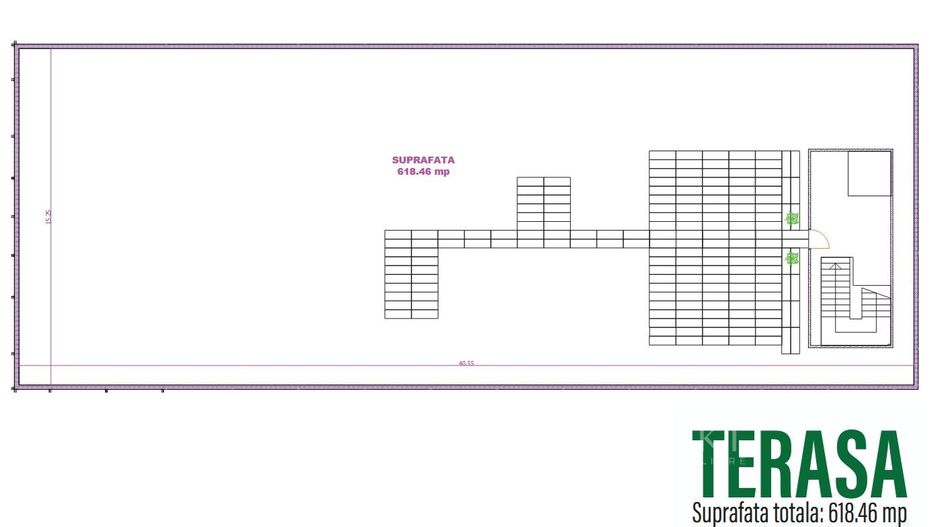 Cladire comerciala reprezentativa de inchiriat Calea Bucuresti Brasov - Schiță 48