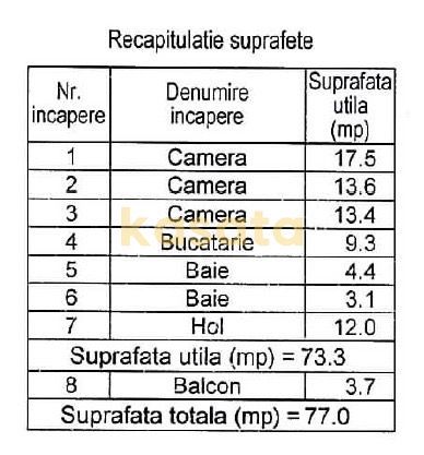3 Camere 🏢 | Plaza Residence Faza 4 📍 | Parter ⬇️ Boxă 📦 - Schiță 7
