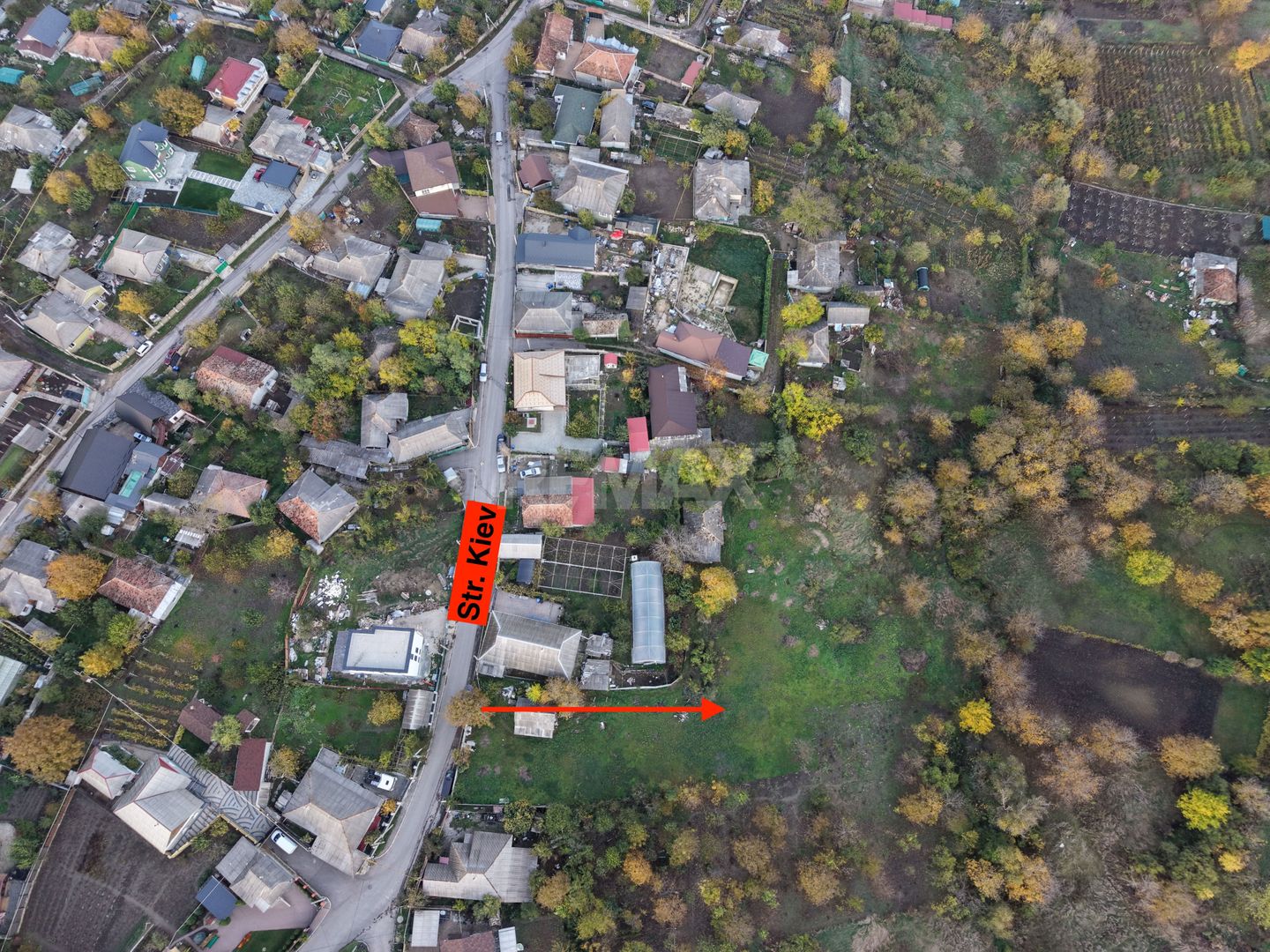 Teren pentru construcții intravilan 55,7 ari – Trușeni, str. Kiev - Poză 2
