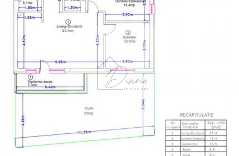 3 camere PIPERA - Mtm Pipera Lake I Gradina 52 mp I COMISION 0% - Poză 2