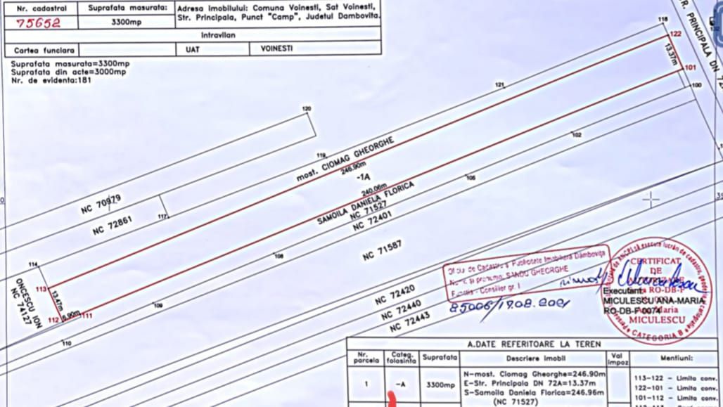 Oportunitate pentru investitie!Vanzare teren in Voinesti - Poză 2