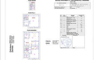 Apartament 10 – 4 camere – 105.7 mp – Parter + Etaj 1 + Mansardă - Poză 1