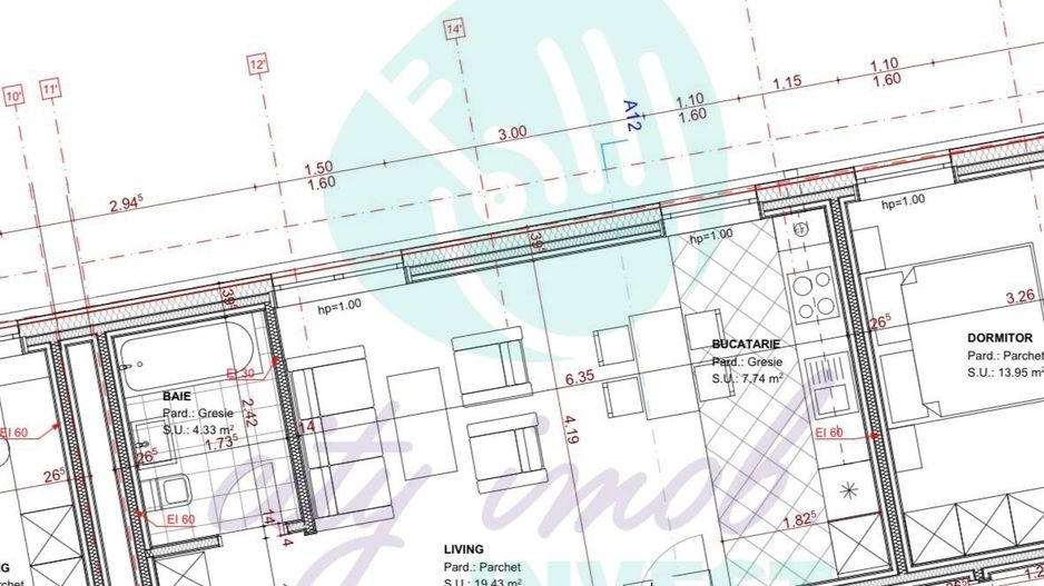 Garsonieră premium cu design de arhitect | 34 mp | Union Plaza | Poziționare ult - Poză 10
