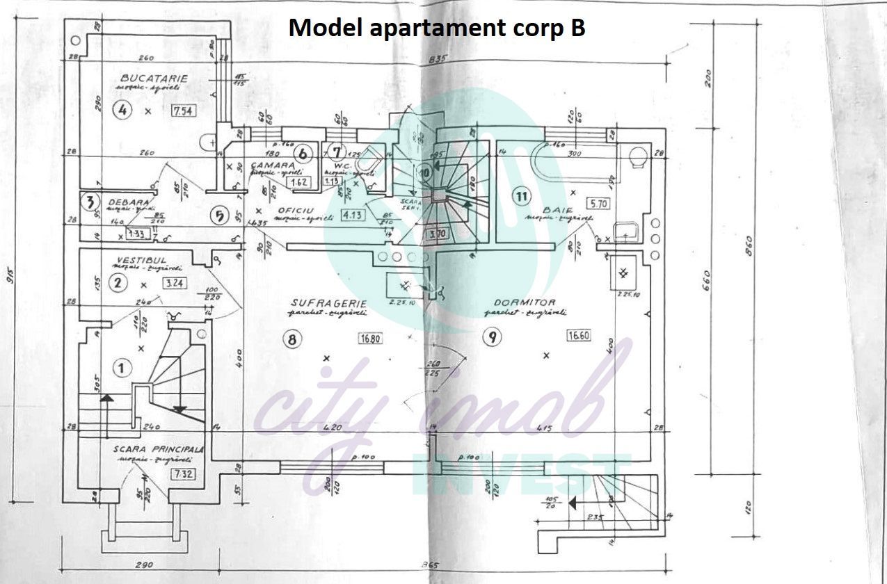 Teren 374 mp si 2 corpuri cu 7 apartamente - Poză 4