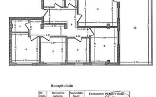 Apartament 4 camere + curte proprie Locatie excelenta – Brancoveanu - Schiță 52