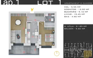 Apartament 2 camere - promo parcare, comision 0, geam la baie, Pallady - Poză 18