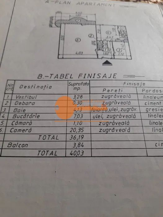 Garsoniera Sebastian-Bloc Mixt-1988 - Schiță 7