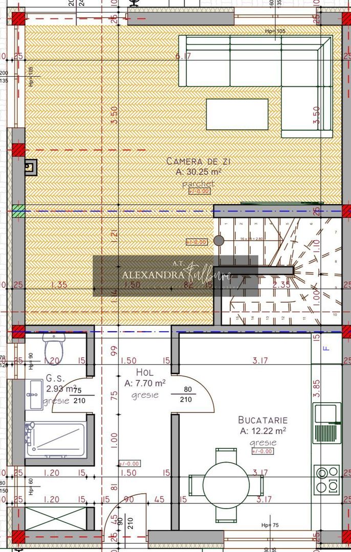 Duplex 4 camere | 120 mp utili | 180 mp curte | P+ET+POD | Floresti - Poză 77