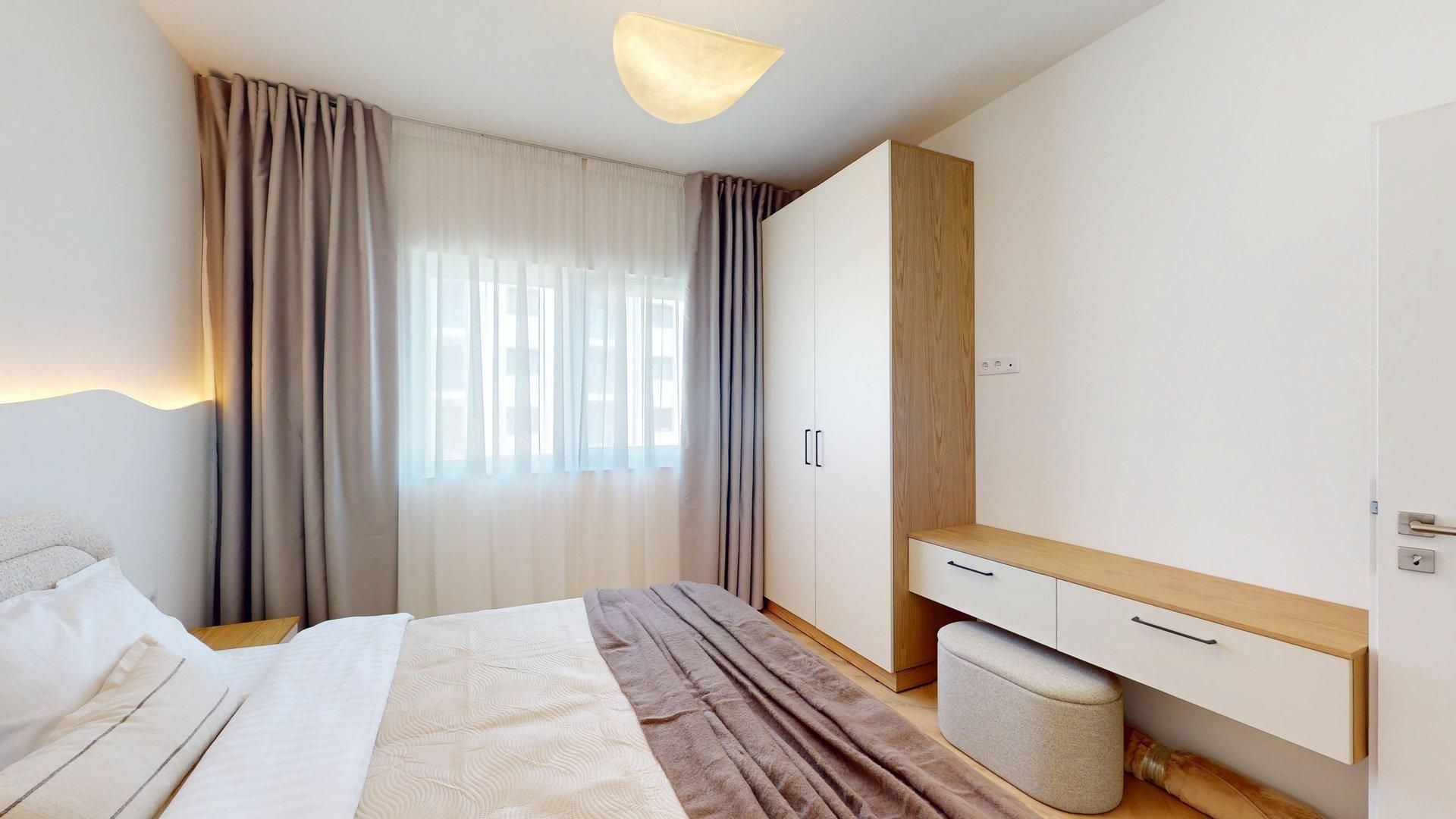 Penthouse 3 camere, 2 băi, mobilat complet, orientare SUD - întabulat - Poză 5