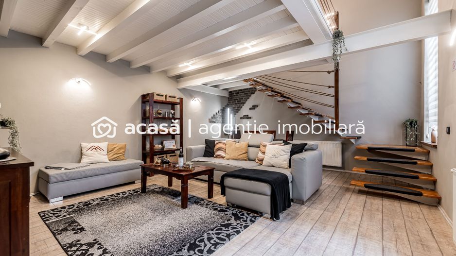 Apartament tip Loft ultracentral | parter | 90 mp | pe 2 niveluri - Poză 1