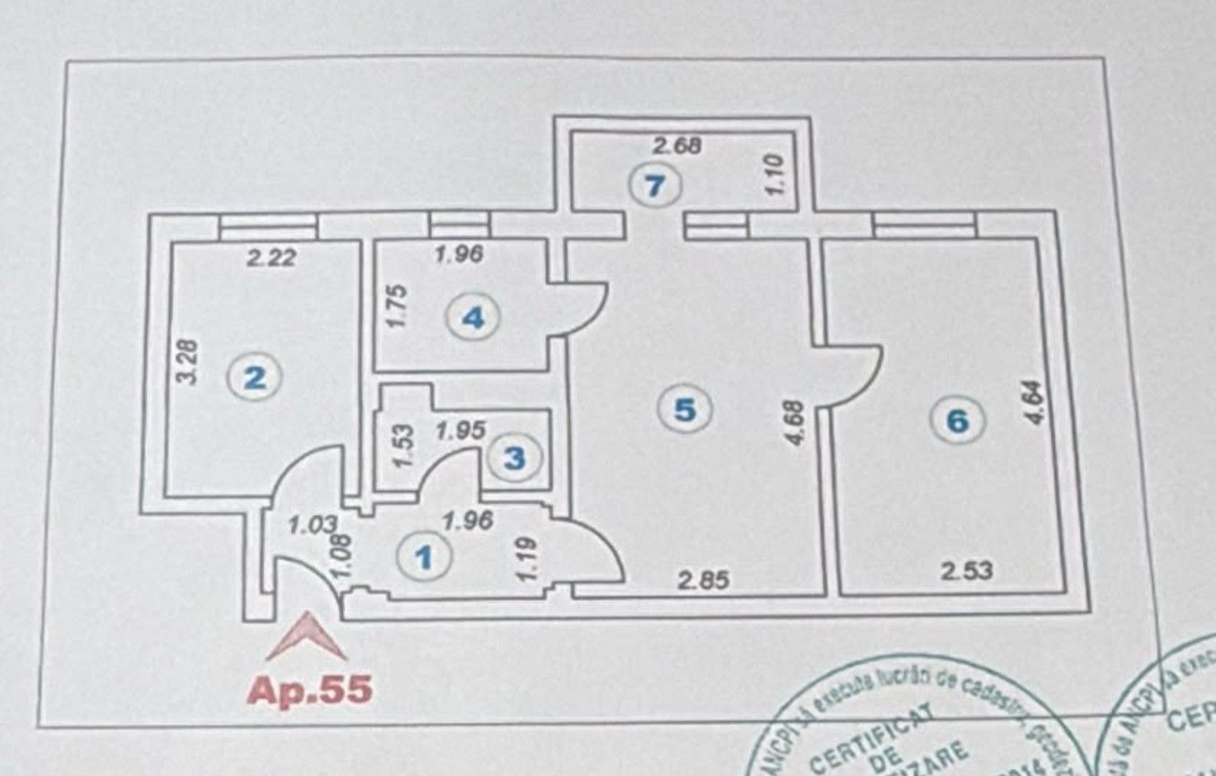 De Închiriat – Apartament 3 Camere | Zona Brătianu (Școala 8), Constanța - Poză 8