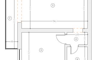 2 camere - 50.1mp - acoperis cu tabla - Brazda - Scoala 23 - Poză 8