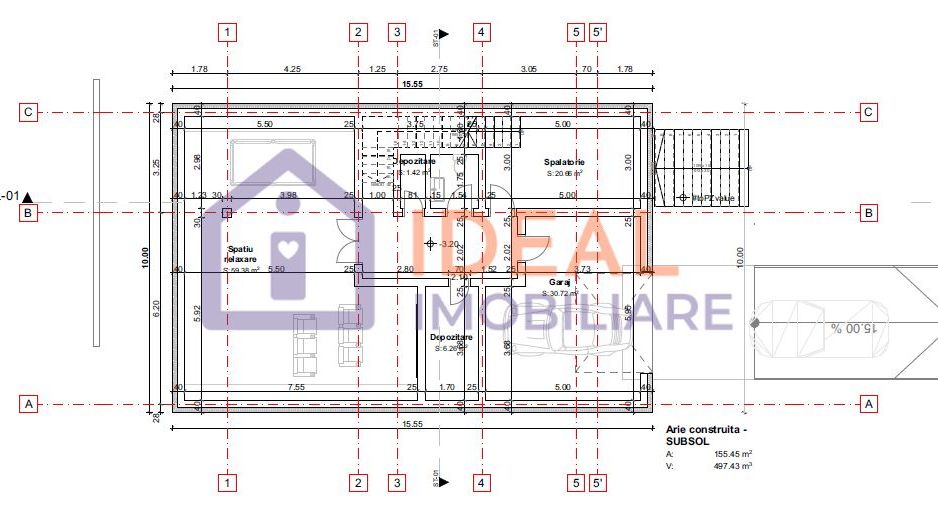 Teren intravilan 720mp cu autorizație, zona bazinul de apă - Schiță 12