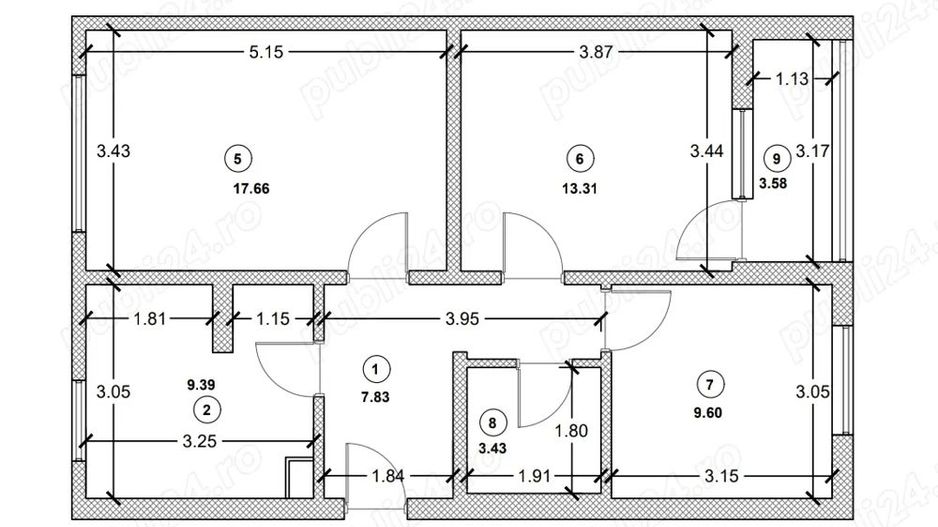 Apartament 3 camere zona TItan - Codrii Neamtului - Poză 10