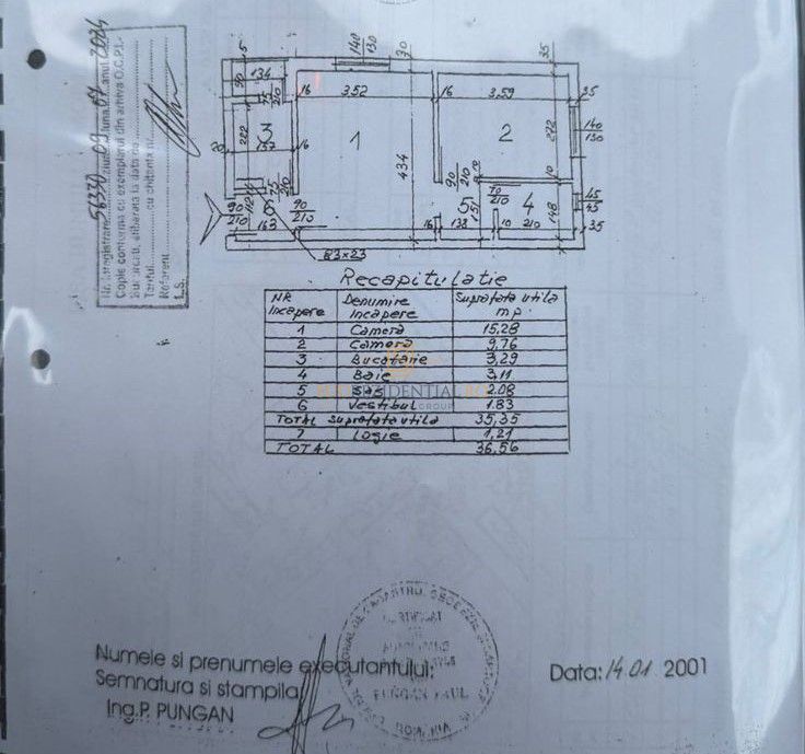 Apartament 2 camere, 1/4, mobilat premium, loc de parcare, Comision 0% - Schiță 19