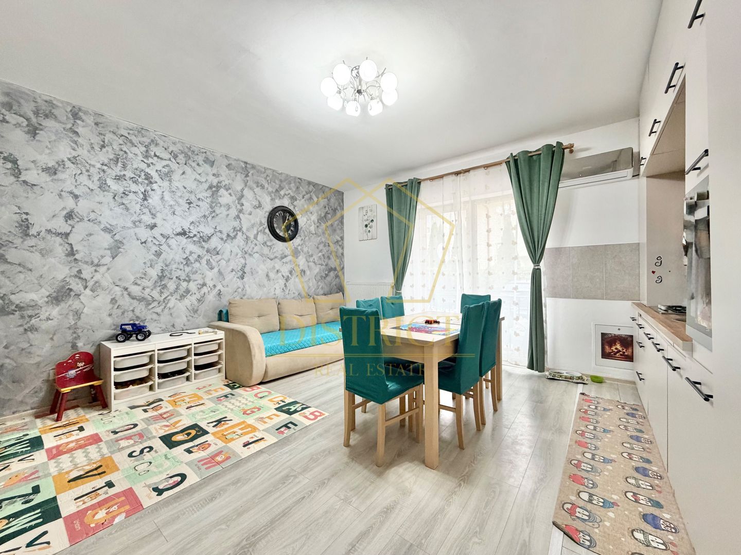 Apartament cu 2 camere mobilat la parter in Giroc, zona planetelor la asfalt. - Poză 2