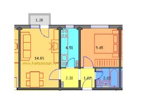 De vanzare Apartament 2 camere   Dr. Taberei, Metroul Raul Doamnei - Poză 8