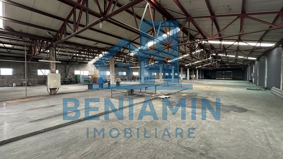 Hale 9000mp-Teren 24.000mp-Industrial-Dolj-Curent Trifazic-Investitie - Poză 1