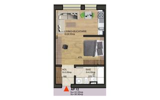 REA1024451 Studio mobilat - loc de parcare inclus - Aviatiei - Dimitrie Pompeiu - Poză 7