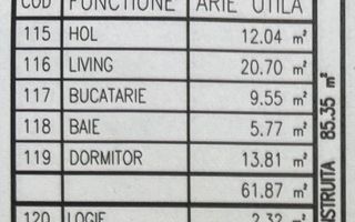 Apartament 2 camere, bloc nou, P+3, Ap.07, Et. 1, Bl.2 - CP2440148 - Poză 7