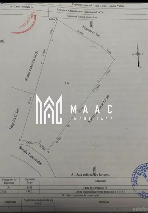 Teren intravilan Copacelu | 6km de centru Rm. Valcea - Poză 4
