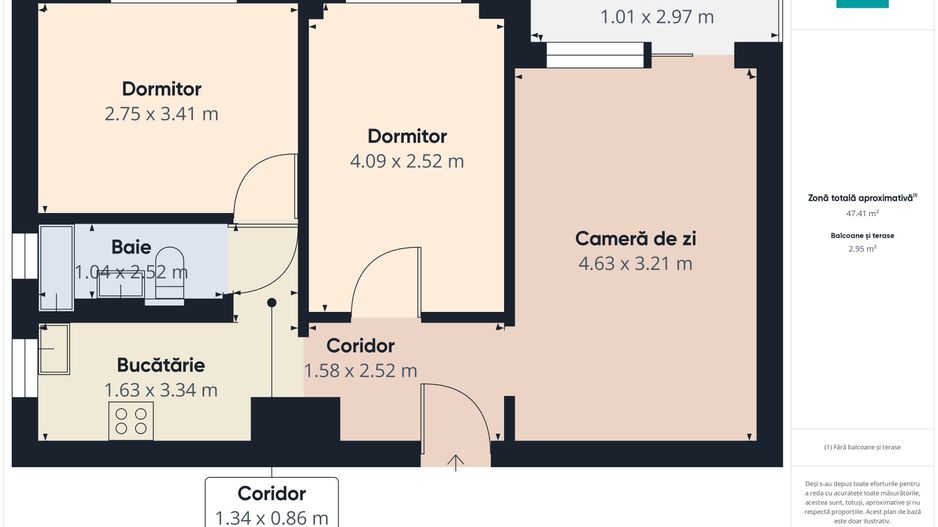 Apartament 3 camere în Vlaicu - Poză 14