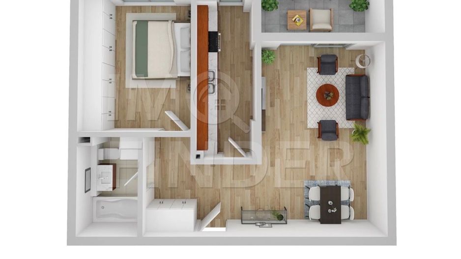Apartament Premium 2 camere, Andrei Muresanu- Ansamblu Exclusivist - Schiță 3